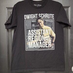 Dwight Schrute T-Shirt The Office Assistant Regional Manager Men's Medium Tee